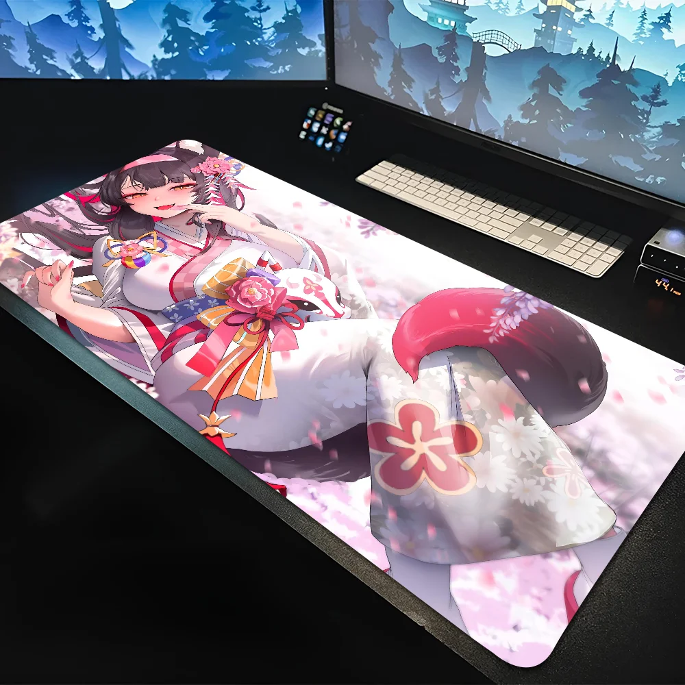 

Kosaka Wakamo Blue Archive Non-slip Mouse Pad Suitable For Office Computers Laptops E-sports Game Desk Mats XXL Keyboard