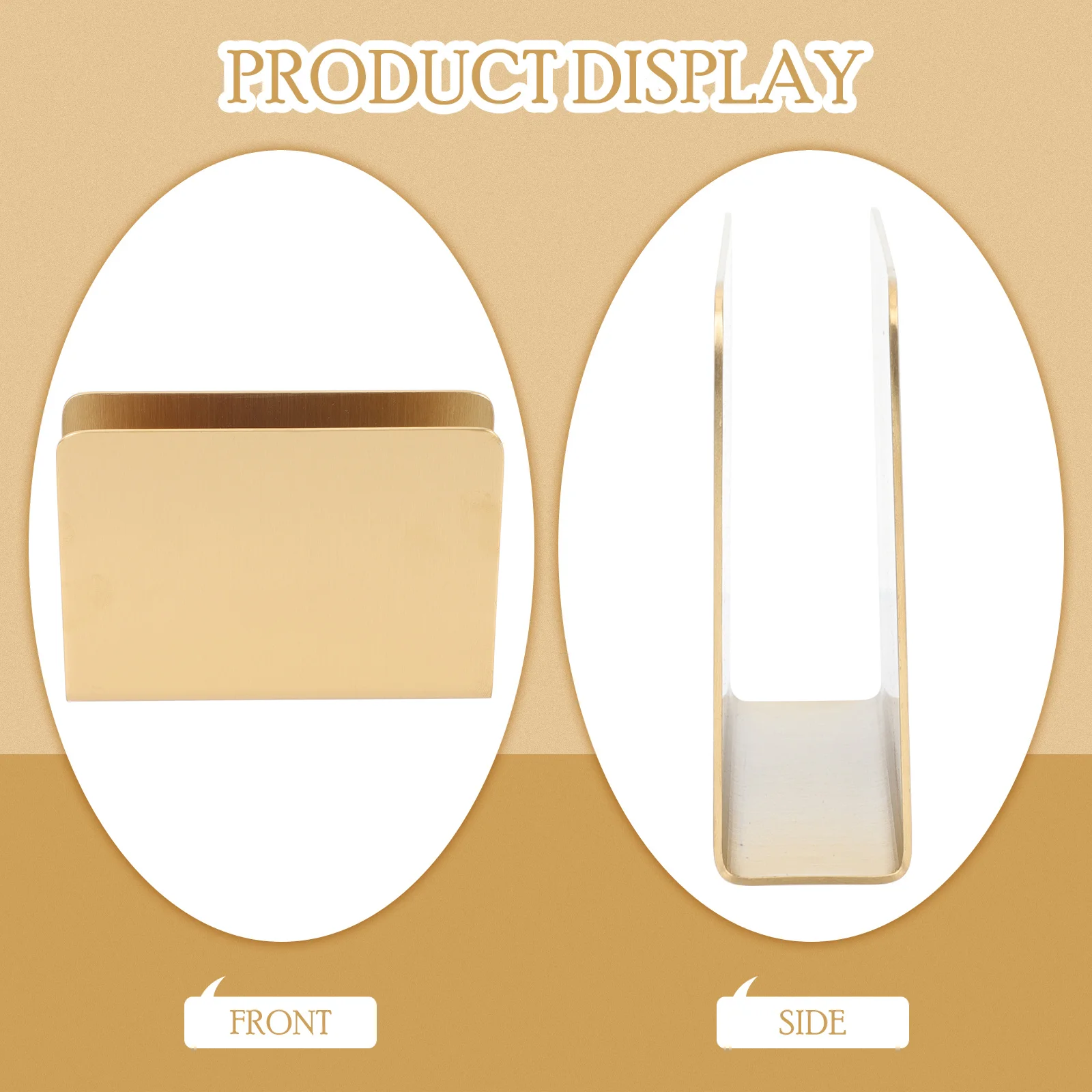 حامل الذهب ديكور الجدول منديل حامل المطبخ منديل تخزين موزع لغرفة الطعام ديكور مطعم الحفلات #2