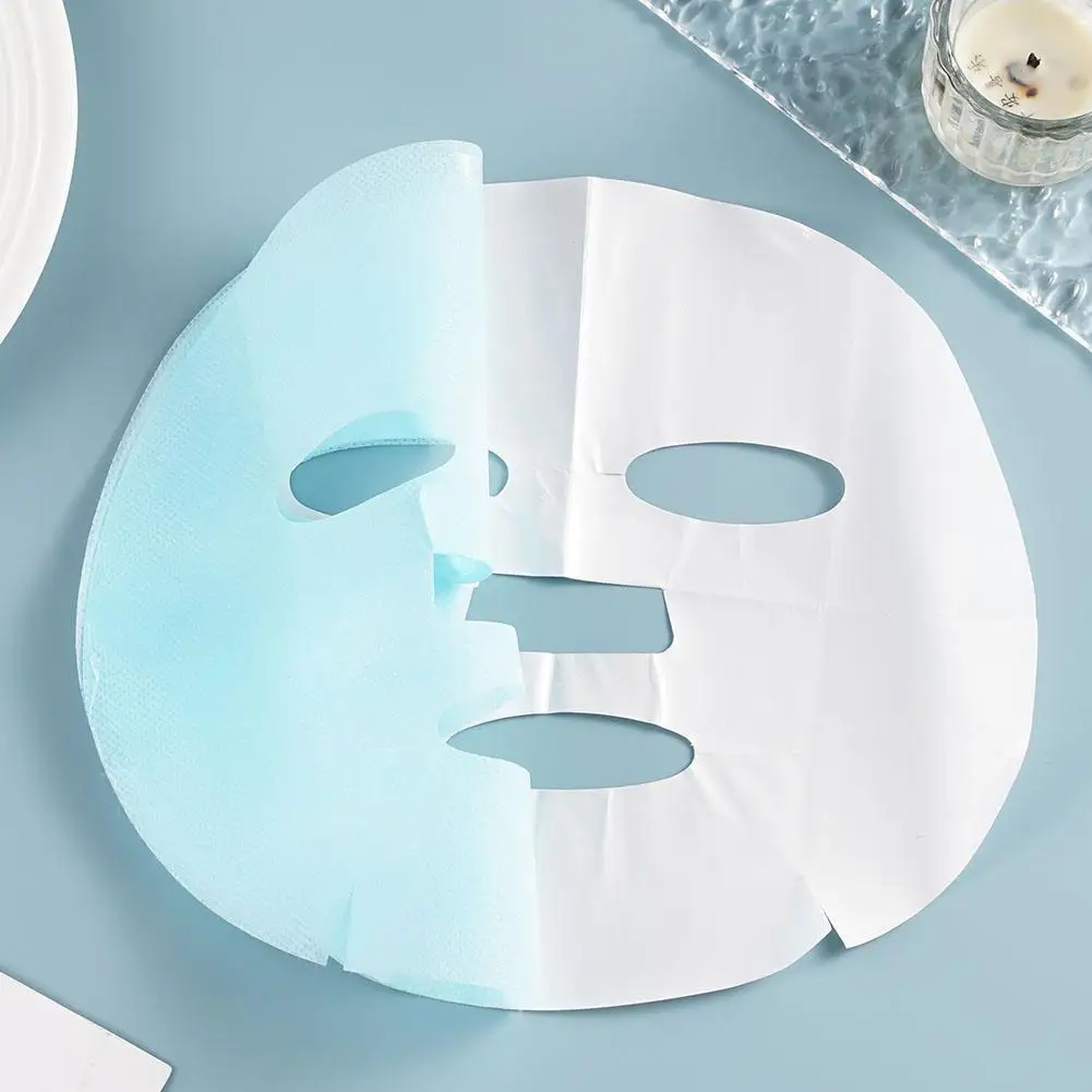 10pcs Nano Collagen Film Paper Soluble Facial Mask Cloth Soluble In Water Forehead Film Paper Cheek Collagen Film Cloth