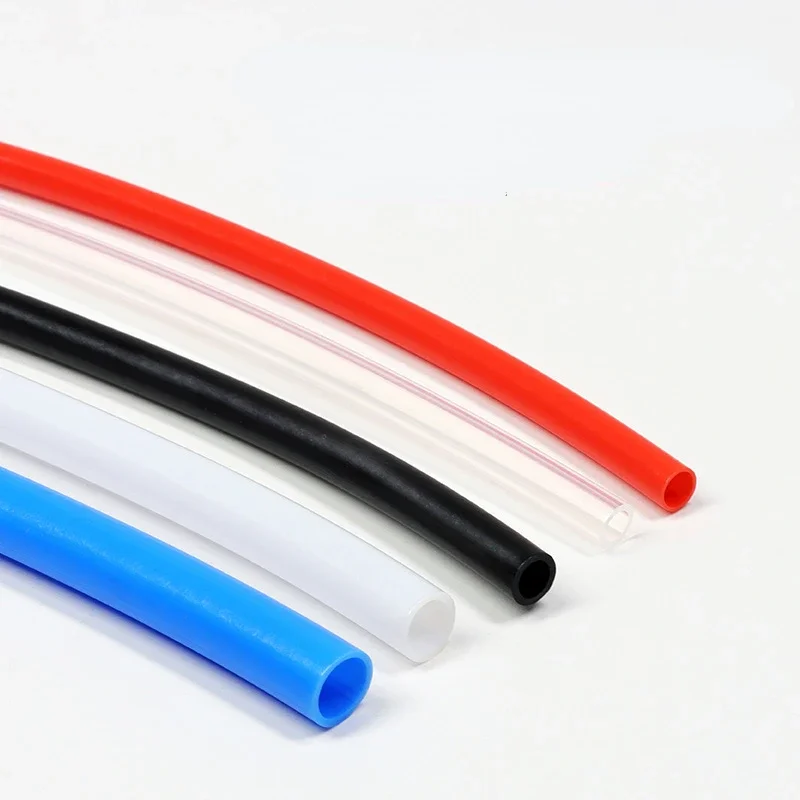 1/5/10m  PTFE FEP Tube 1mm 2mm 3mm 4mm 5mm 6mm 8mm For 3D Printer Parts Pipe Bowden J-head White,Clear,Blue,Red,Black,Grey