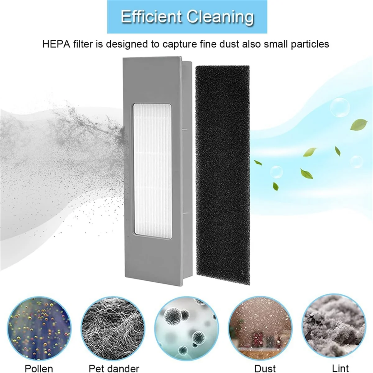 Top-rReplacement Parts Kit Accessories for Ecovacs Deebot Ozmo T9 AIVI T9 AIVI+ Vacuum Cleaner Robot Main Brush/Roller