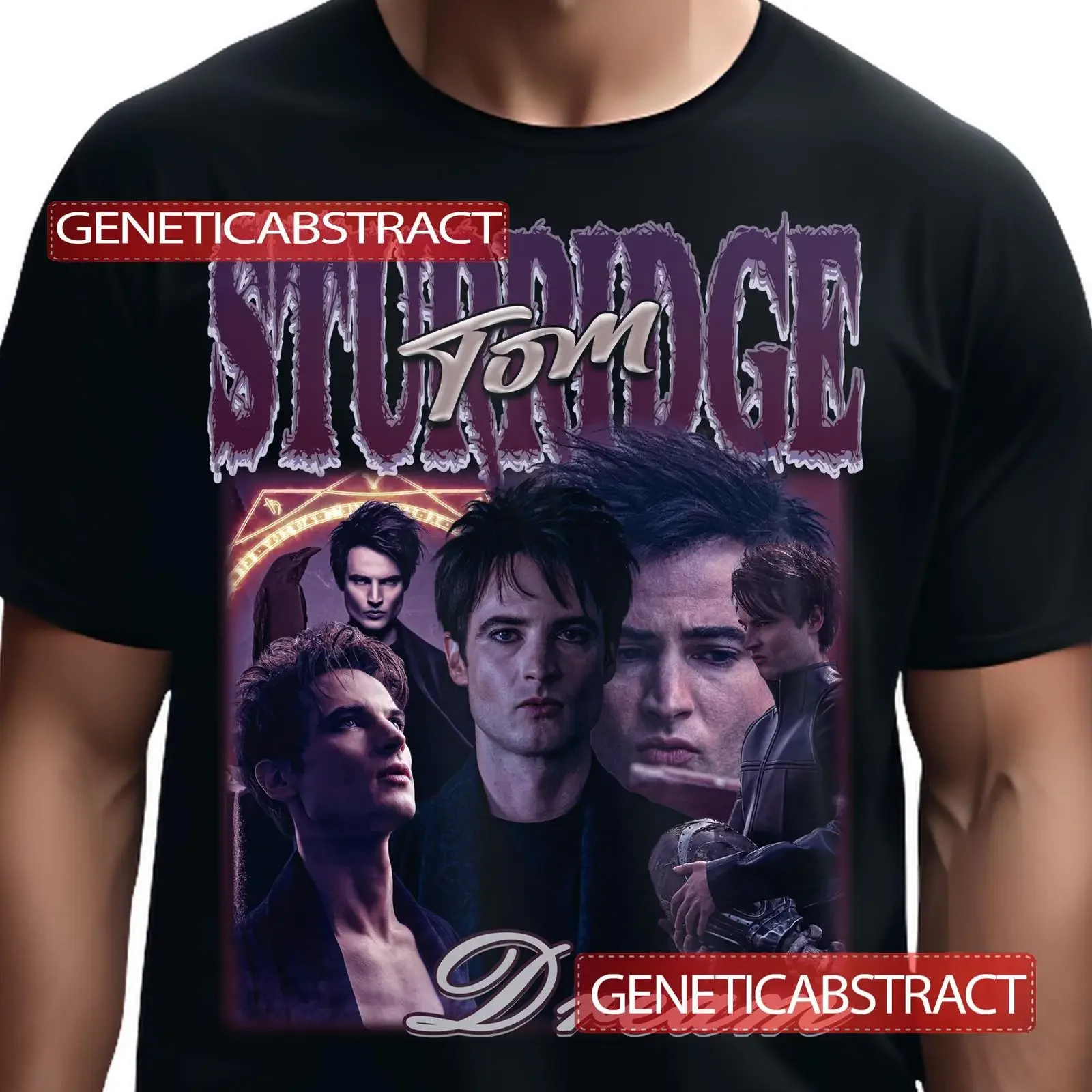 Vintage 90s Bootleg Tom Sturridge T Shirt Retro Celebrity DTG Casual Unique Fan Apparel vintage Washed Unisex homme Versatile
