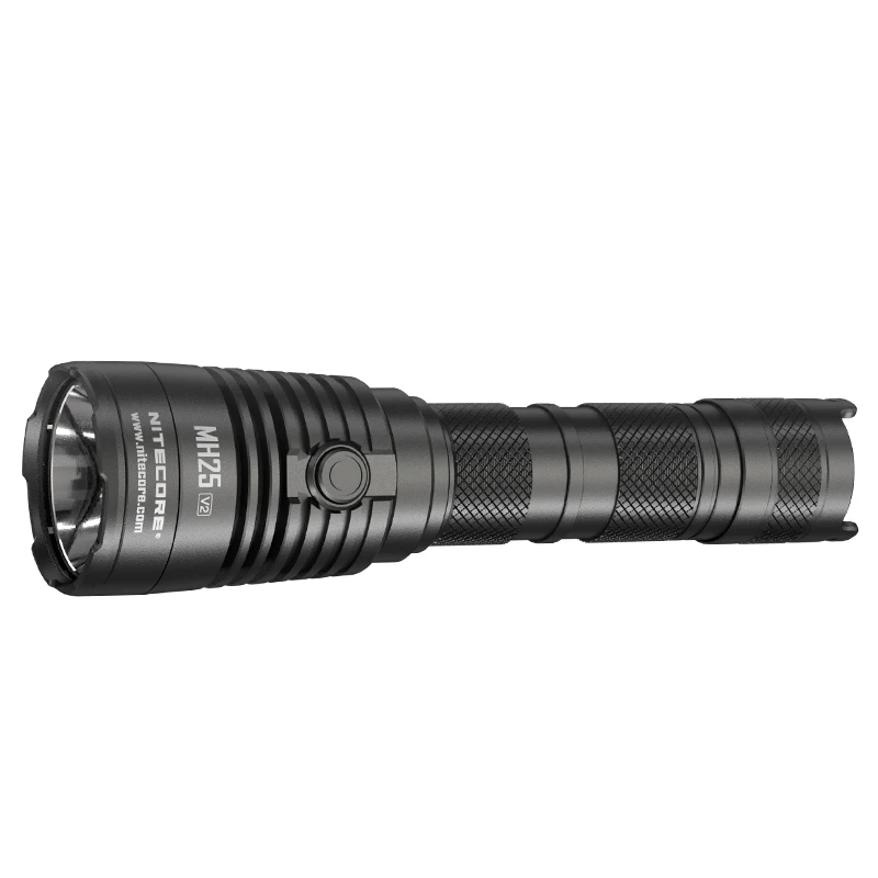 Nitecore-MH25 V2 Lanterna Tática, USB-C Recarregável, Caça Poderosa, Acampamento, Autodefesa, Bateria 5000mAh, 1300 Lumens