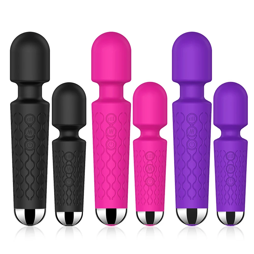 

Handheld Back Massager 8 Powerful Speeds 20 Vibration Modes Neck Shoulder Back Body for Sport Recovery Muscle Aches Massage Tool