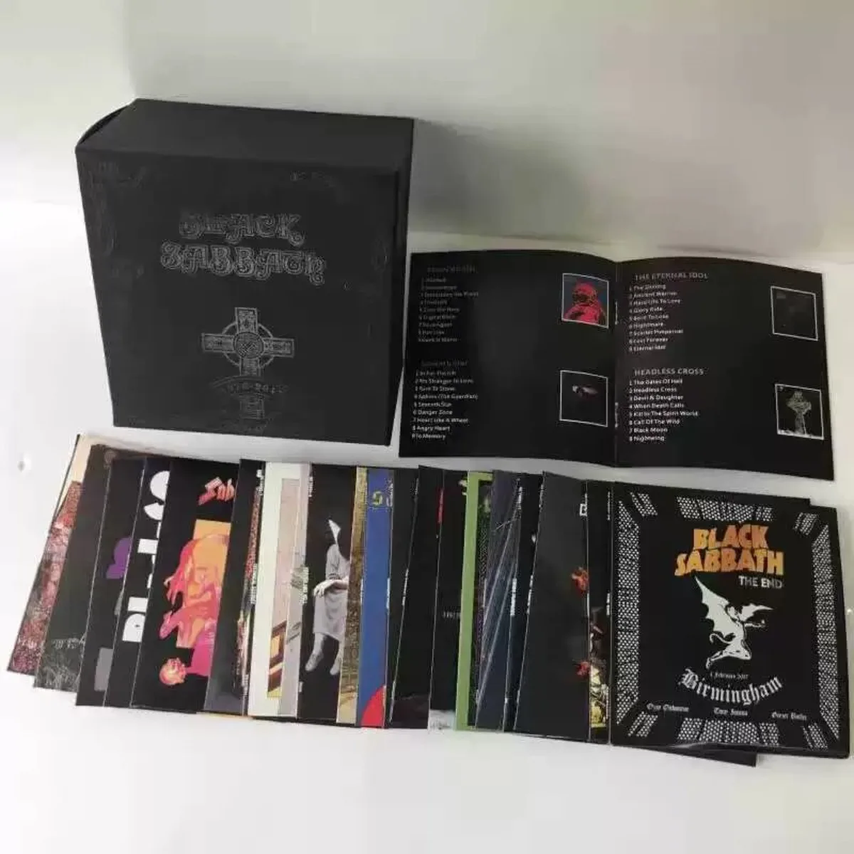 BLACK SABBATH (1970-2017) Conjunto de coleção 21CD + 1BD – Música clássica de heavy metal para fãs de Black Sabbath e colecionadores de metal