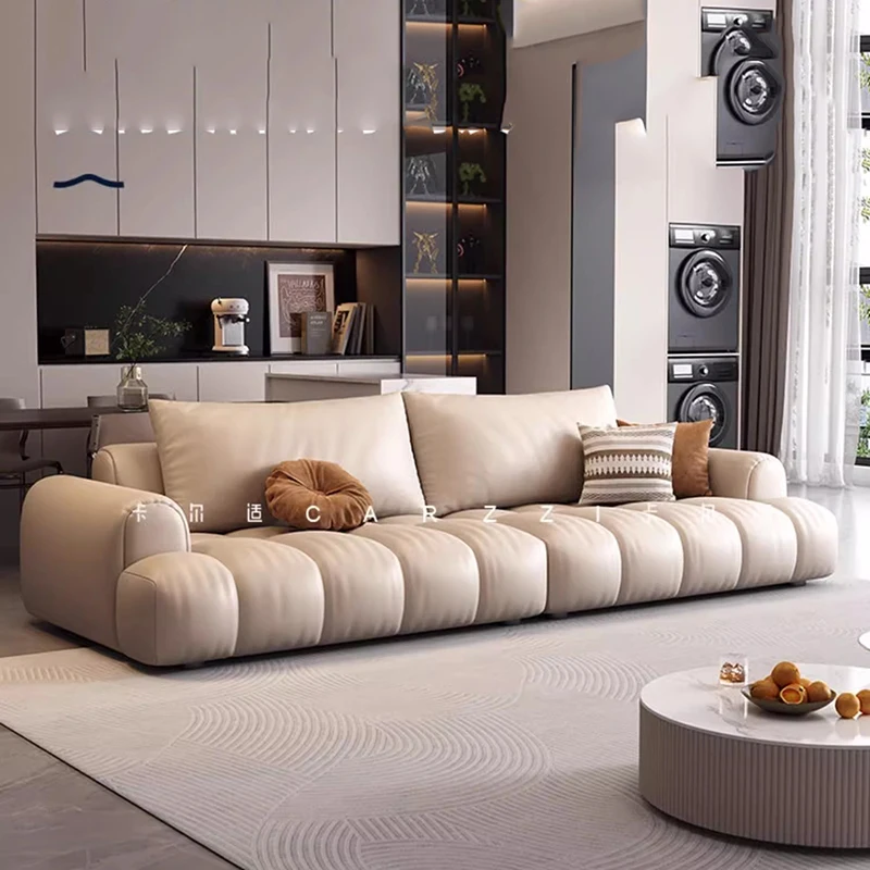 

Modern Minimalist Living Room Sofas Leather Luxury Italian Nordic Living Room Sofas Lazy Elegant Salas Y Sofas Muebles Furniture