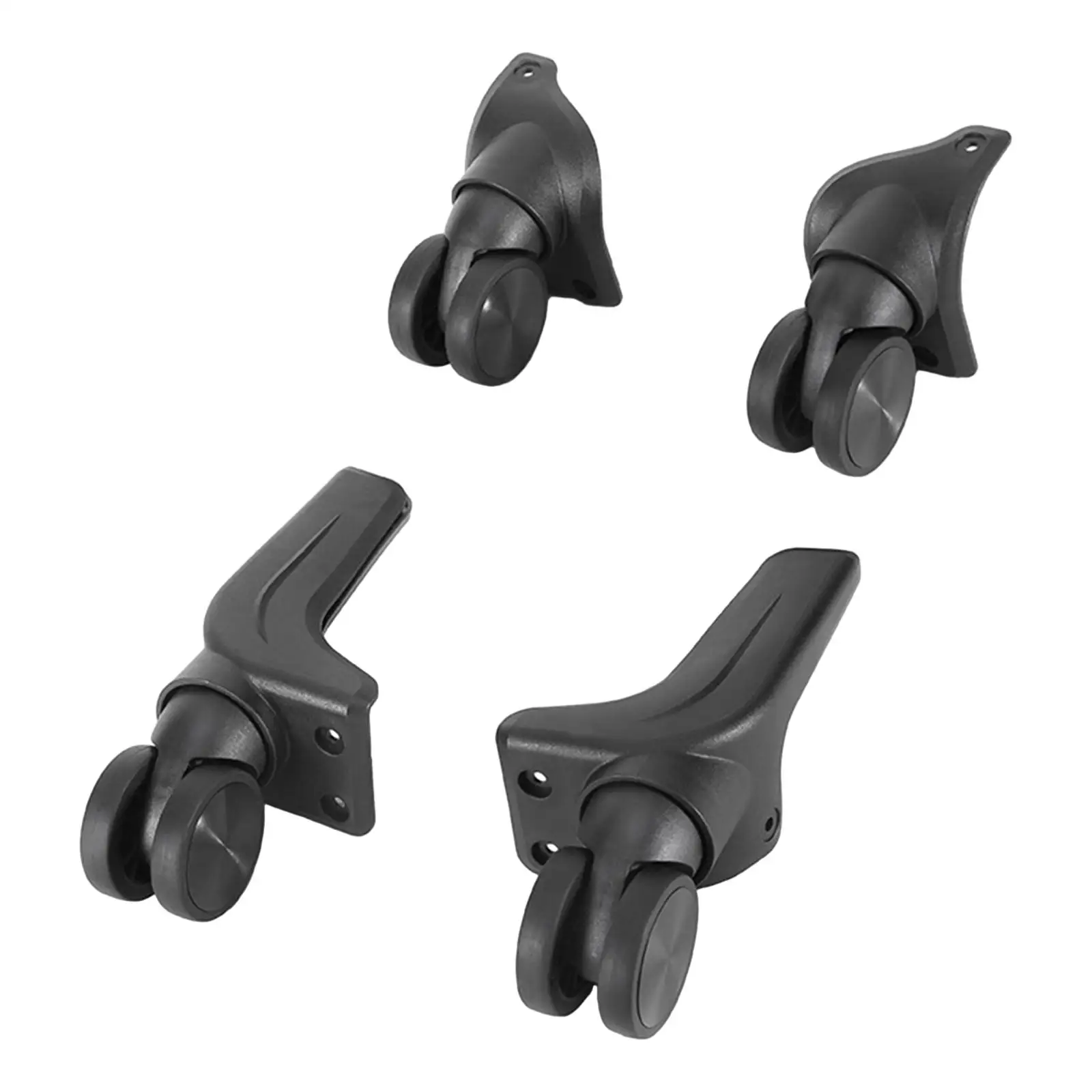 4 Pieces Replacement Luggage Suitcase Wheels Easy Installation Luggage Accessories Flexible Luggage Wheels Swivel Caster Wheels