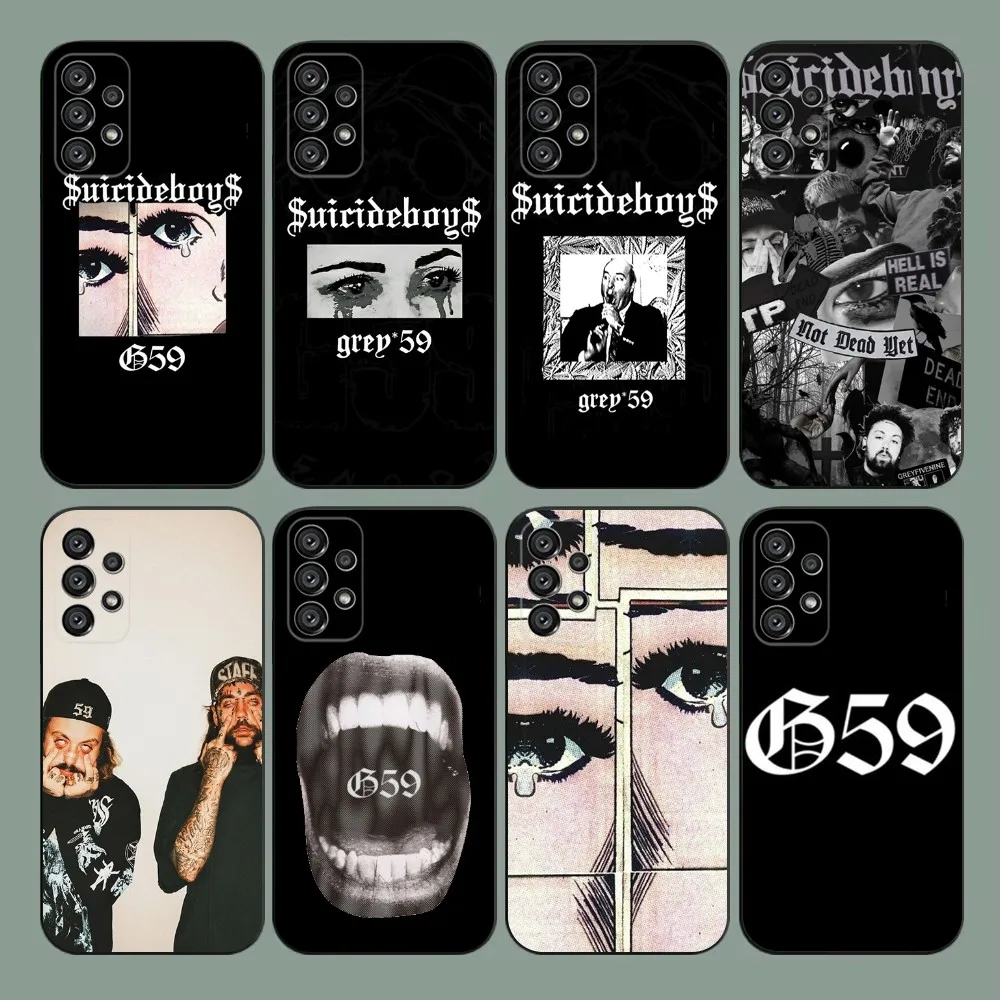 Rap Group S-Suicideboys-S G59 Phone Case For Samsung Galaxy A20,A21s,A22,A31,A32,A52,A53,A72,73,A80,A91 Soft Black Cover