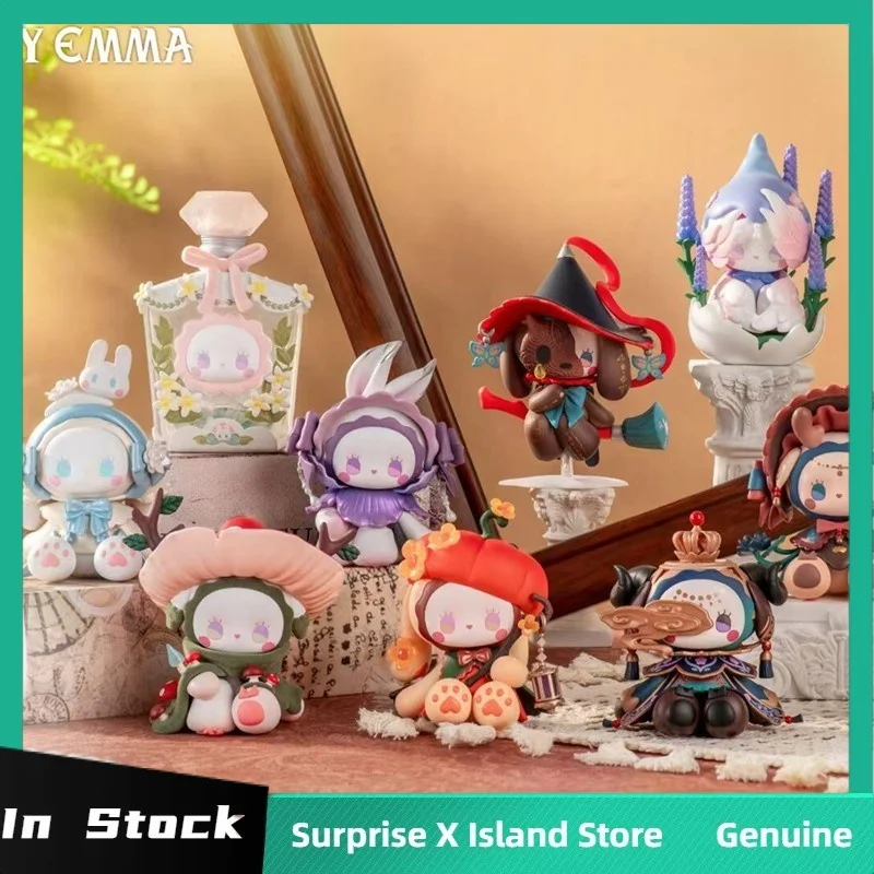 حقيقية إيما سيكريت فورست العطور اكتشاف سلسلة صندوق أعمى إيما دمية زخرفة بولي كلوريد الفينيل لطيف تمثال لعبة مجسمة صندوق غامض هدية #1