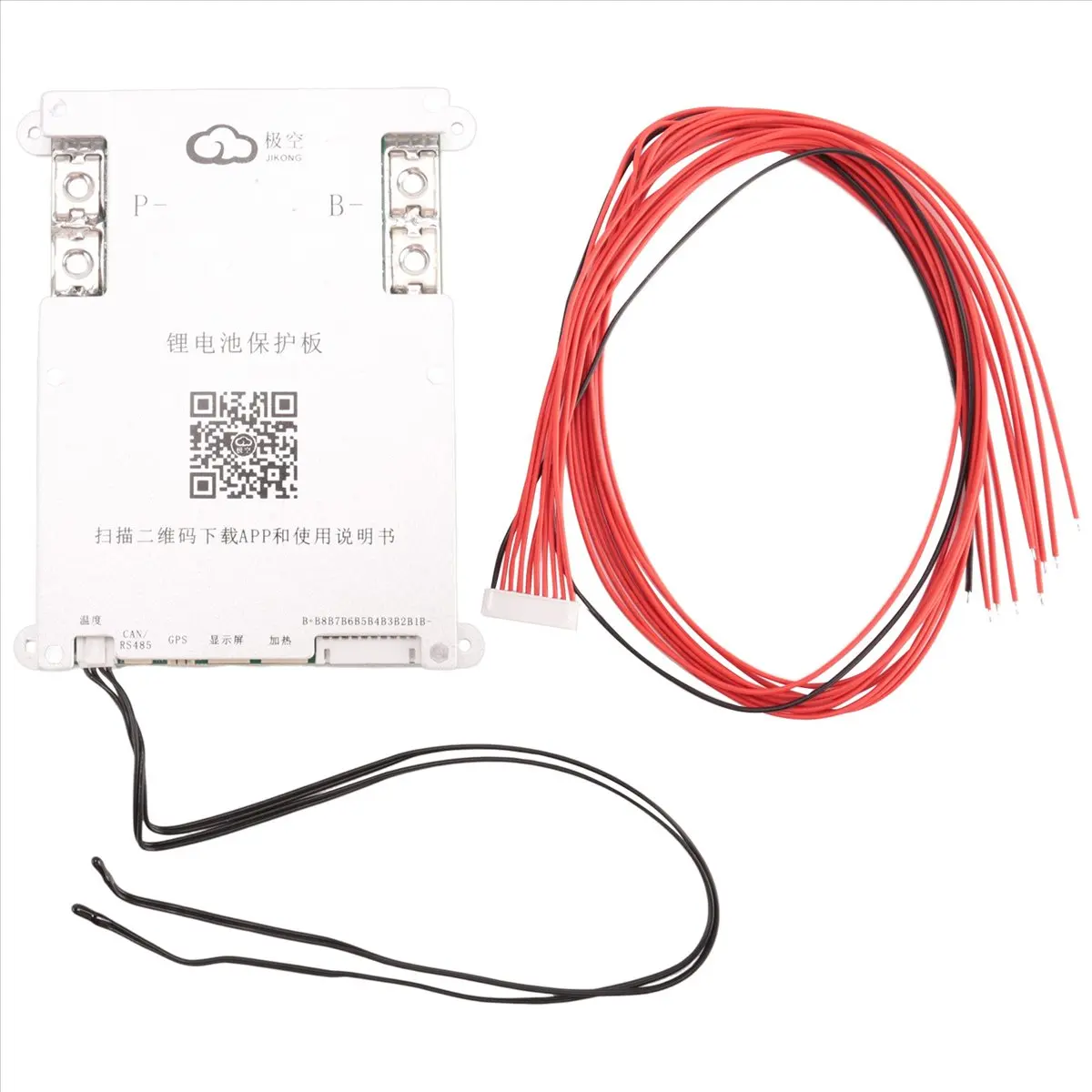 【SPECIAL OFFER】JK 4S 5S 6S 7S 8S 200A 2A Active Balance Transfer Built-in Bluetooth APP Support LCD 12V 24V 3S(B)