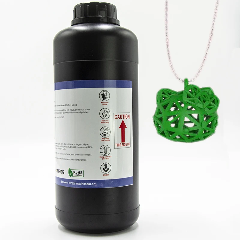 500g/1kg Jewelry Mold Casting High Wax Photopolymer Resin Clean Burnout Compatible with SLA LCD Light Curing Printers