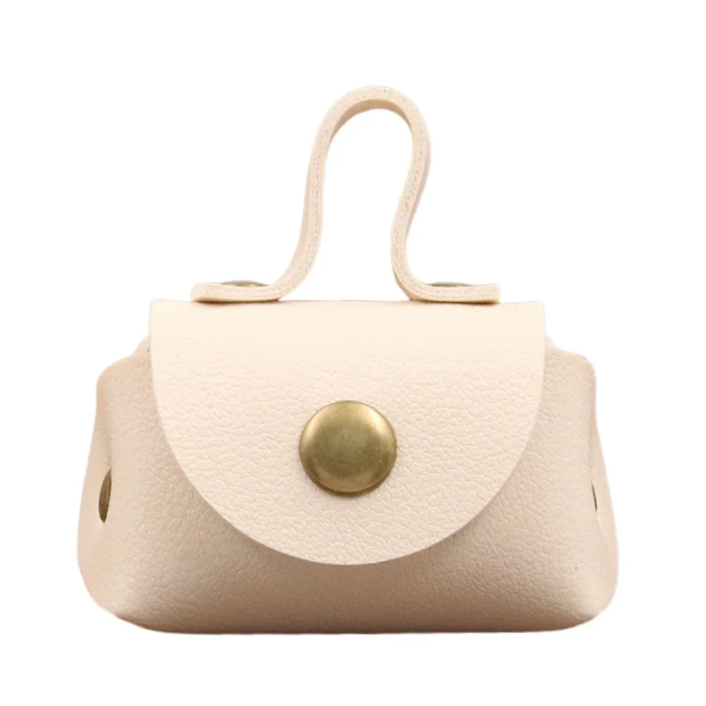 

Durable PU Leather Coin Purse Multi-function Decorative Creative Keychain Pendant DIY Small Gift Keychain Accessory