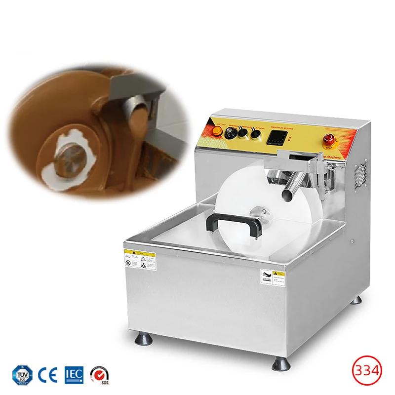 Commercial chocolate melting machine, dark chocolate melting equipment, chocolate continuous tempering machine