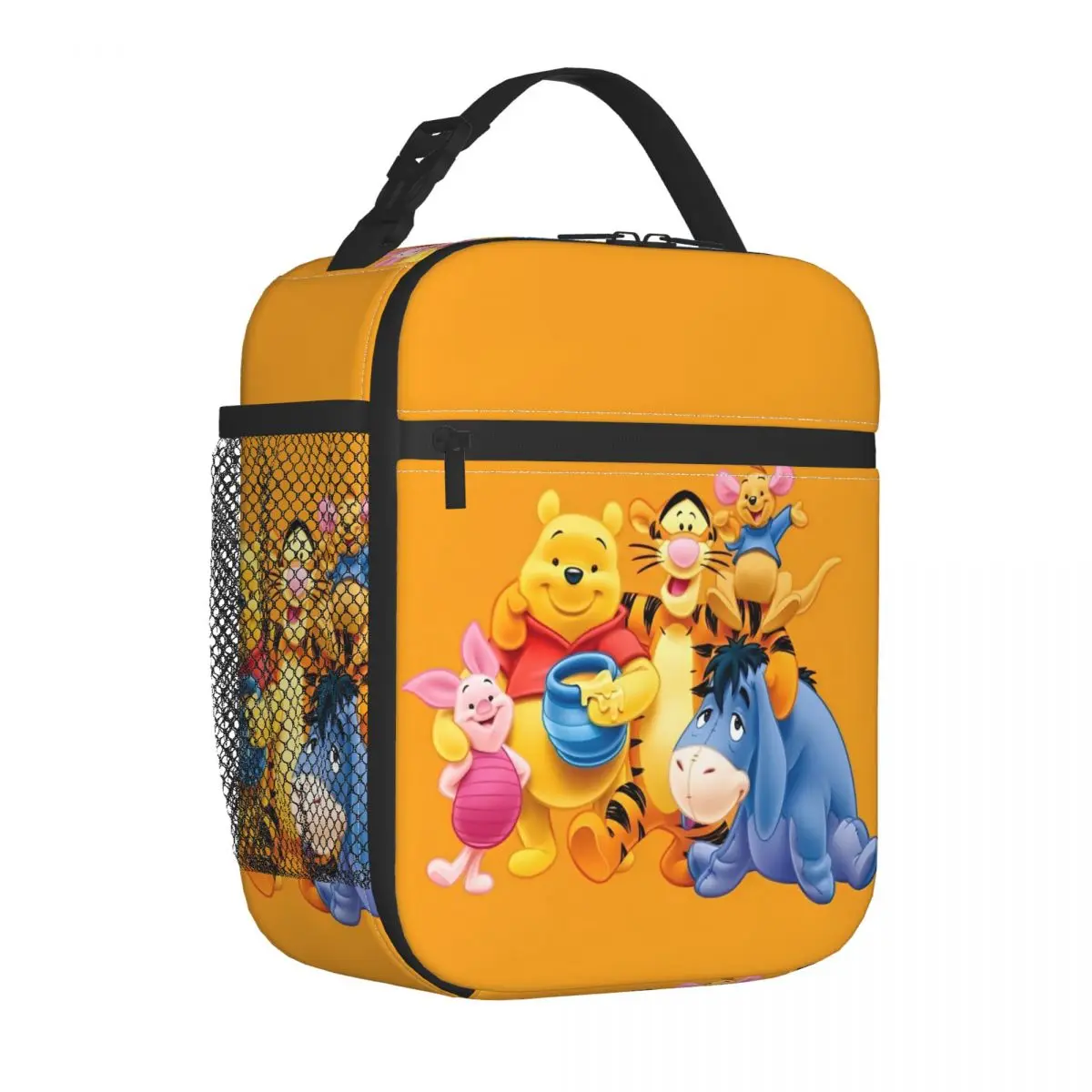

Изолированные сумки для обеда «Пух и друзья» Большая вместимость Контейнер для еды Винни-Пух Термосумка Ланч-бокс Сумки для хранения еды