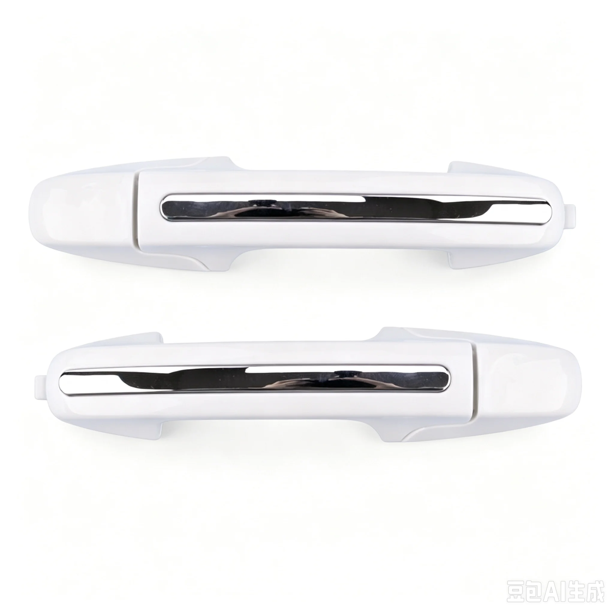 1 Pair White Rear Left & Right Outer Door Handle Fit For Foton Tunland Pickup E3 E5