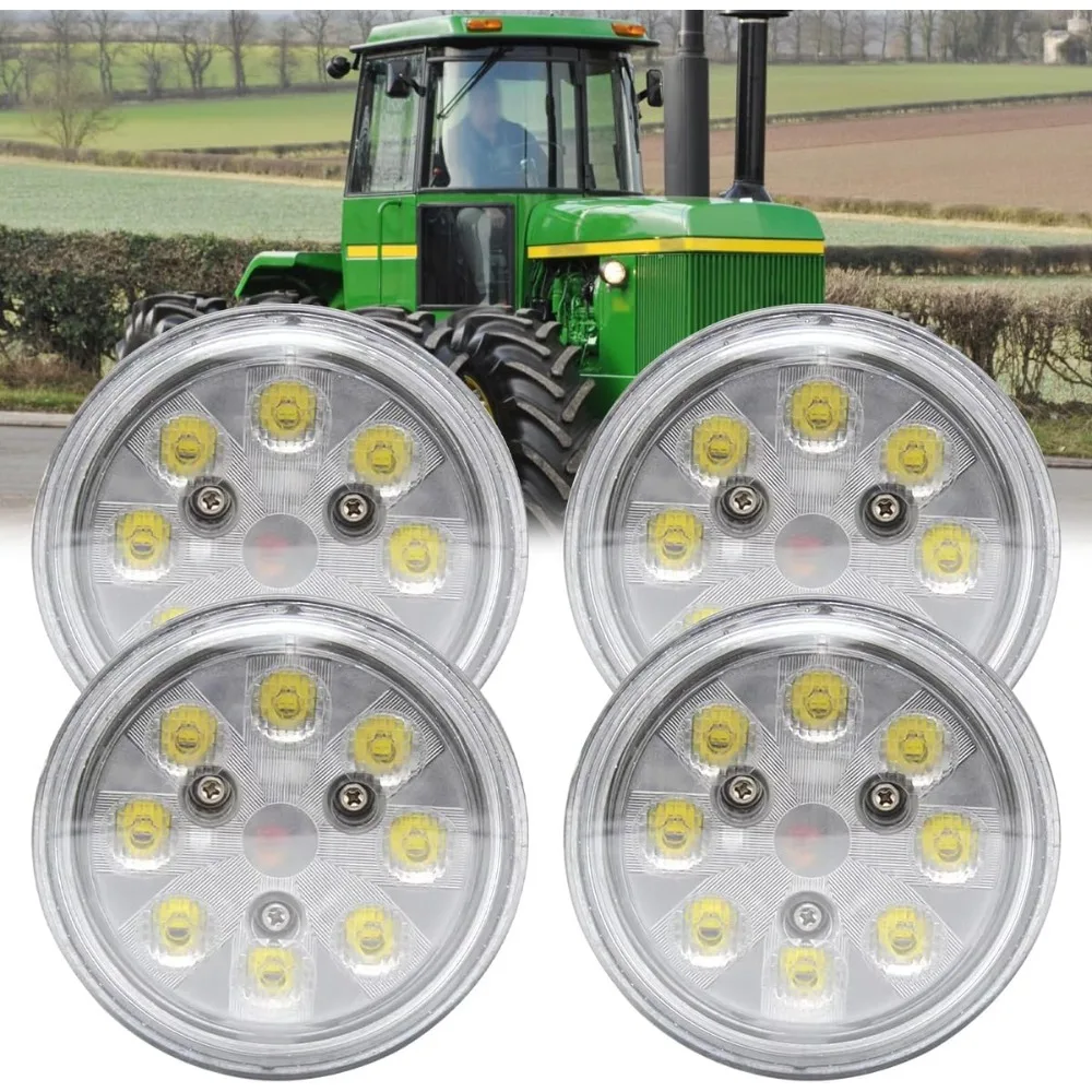 

4,5 светодиодные фонари для тракторов, сельскохозяйственная замена 12 В, совместимые с различными моделями 4030, 4230, 4430, 4630, 6030, 8430, 8630