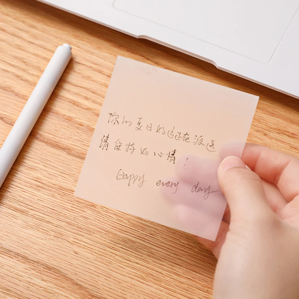 

10 Books Waterproof Note Stickers Lined Notepads Writing Office Self Memo -adhesive