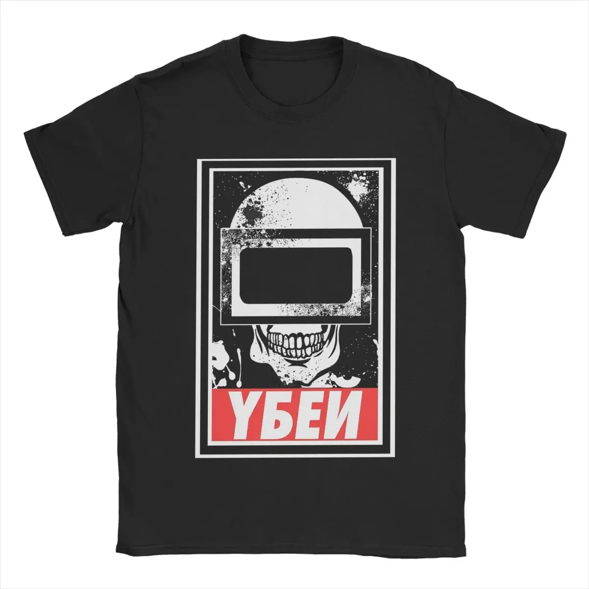 Vintage Escape From Tarkov Tagilla Helmet T-Shirt for Men O Neck Cotton T Shirt Short Sleeve Tee Shirt Summer Clothing