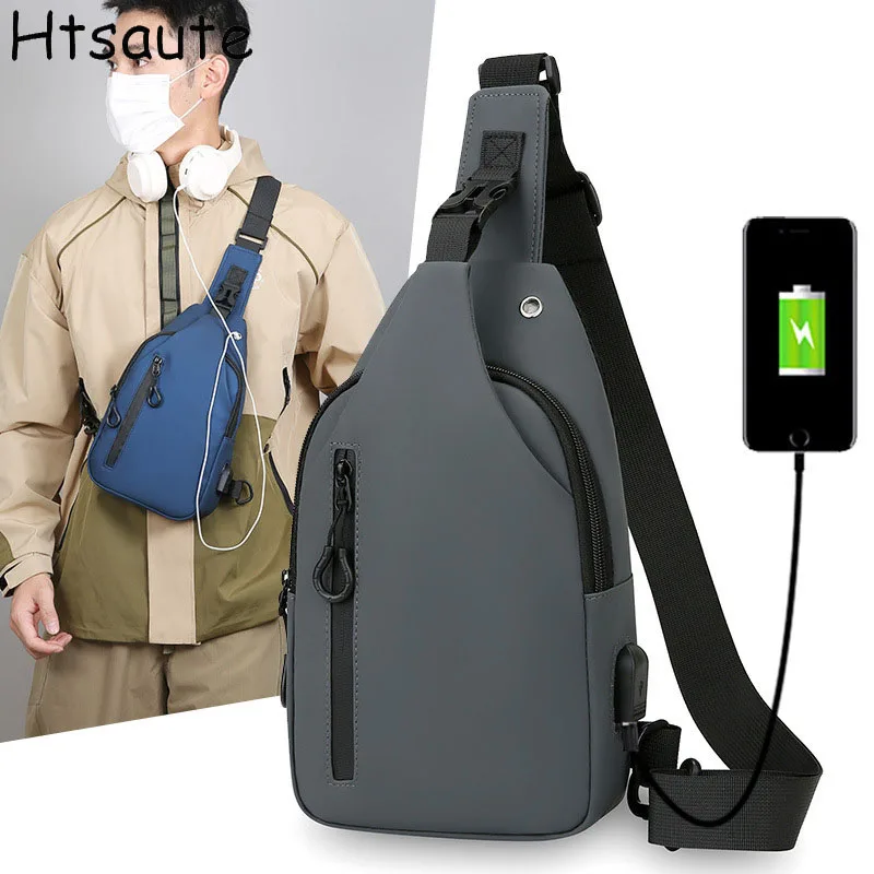 

Fashionable Multifunctional Chest Bags Multi Compartment Storage Men's Shoulder Bag, Suitable for Daily Use, Sports,cycling