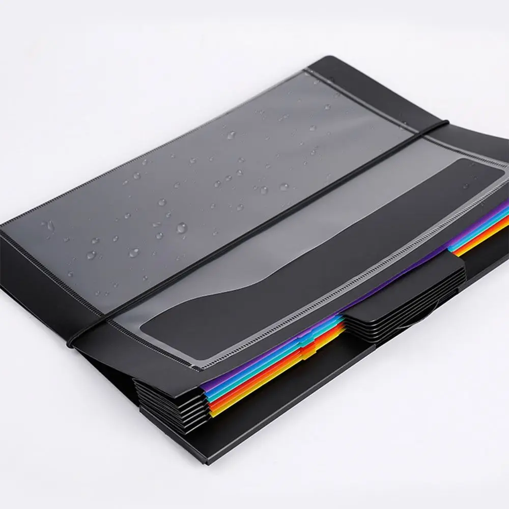 

For Home Office Newspaper Filing Cabinet Pockets Hanging File Folders Expandable Accordian Pockets Rainbow File Organizer