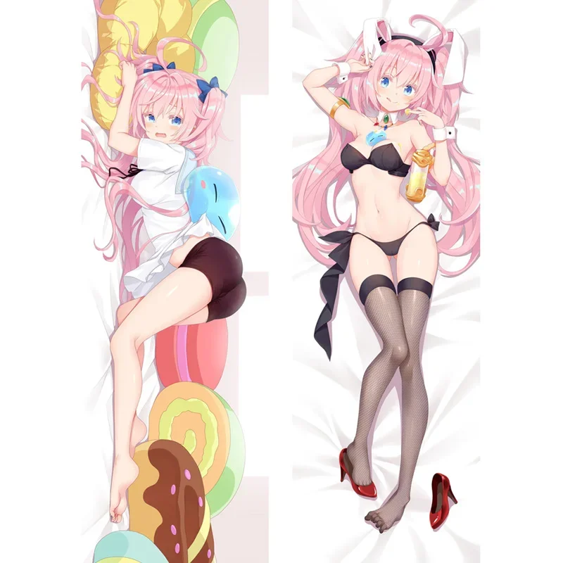 Anime character cosplay pillow case dakimakura waifu hugging body bedding décor cartoon hugging body pillow case otaku