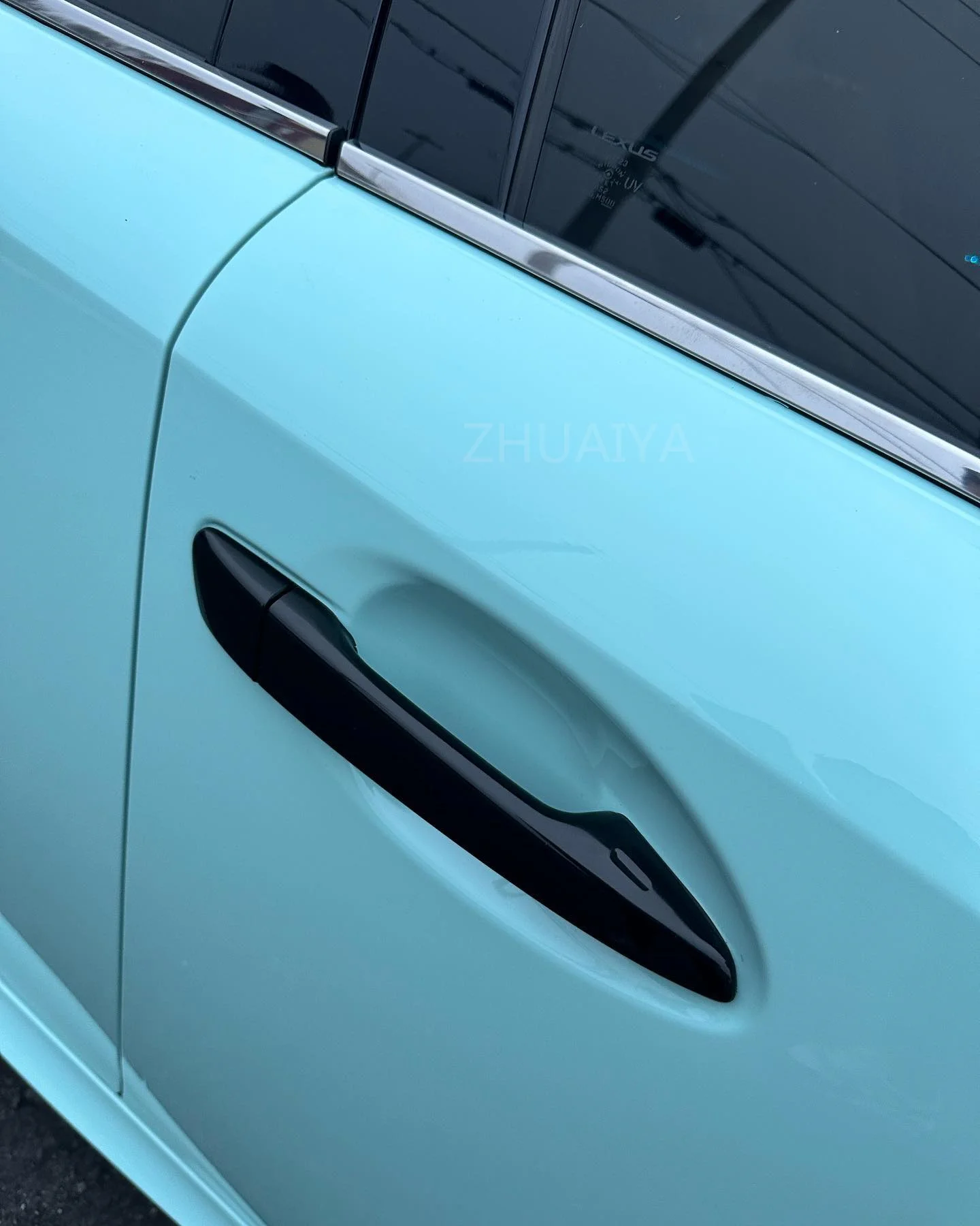 Highest quality super gloss Mint green wrap true Gloss vinyl wrap for Vehicle wrap quality Warranty ZHUAIYA