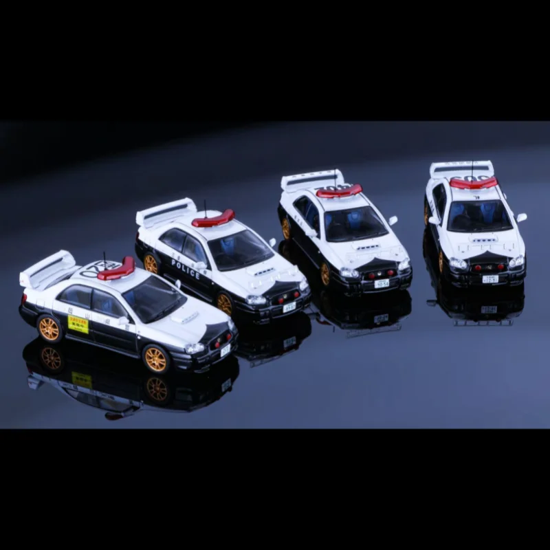 Rollin 1:64 Impreza 8th Generation Japanese Police Car Alloy Model
