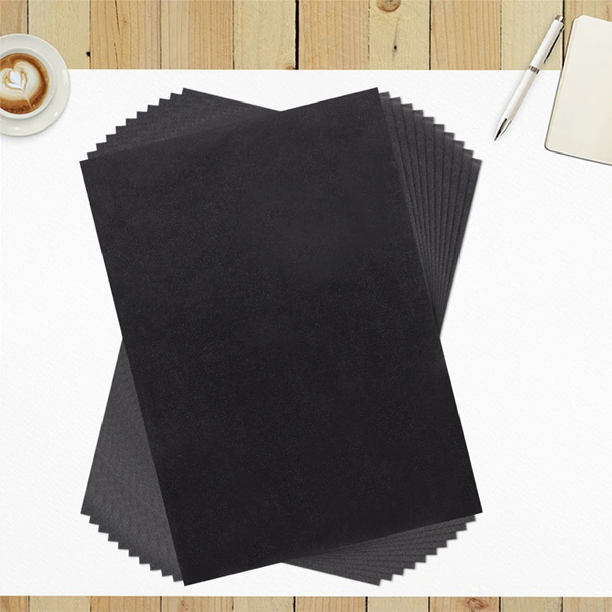 ورق كربون A4 لتتبع الرسم 100 ورقة نسخة مكررة آلة كاتبة استلام كتاب مكرر لتصميم إبداع اللوحة