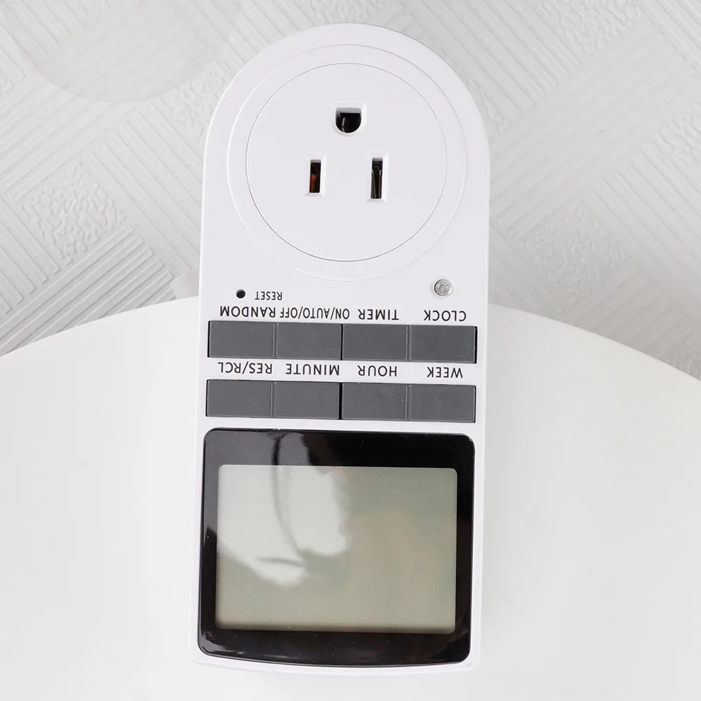 

Smart Outlet Digital Programmable Socket For Indoor Appliances 24H Auto On Lcd Display Timer Plug Digital Timer