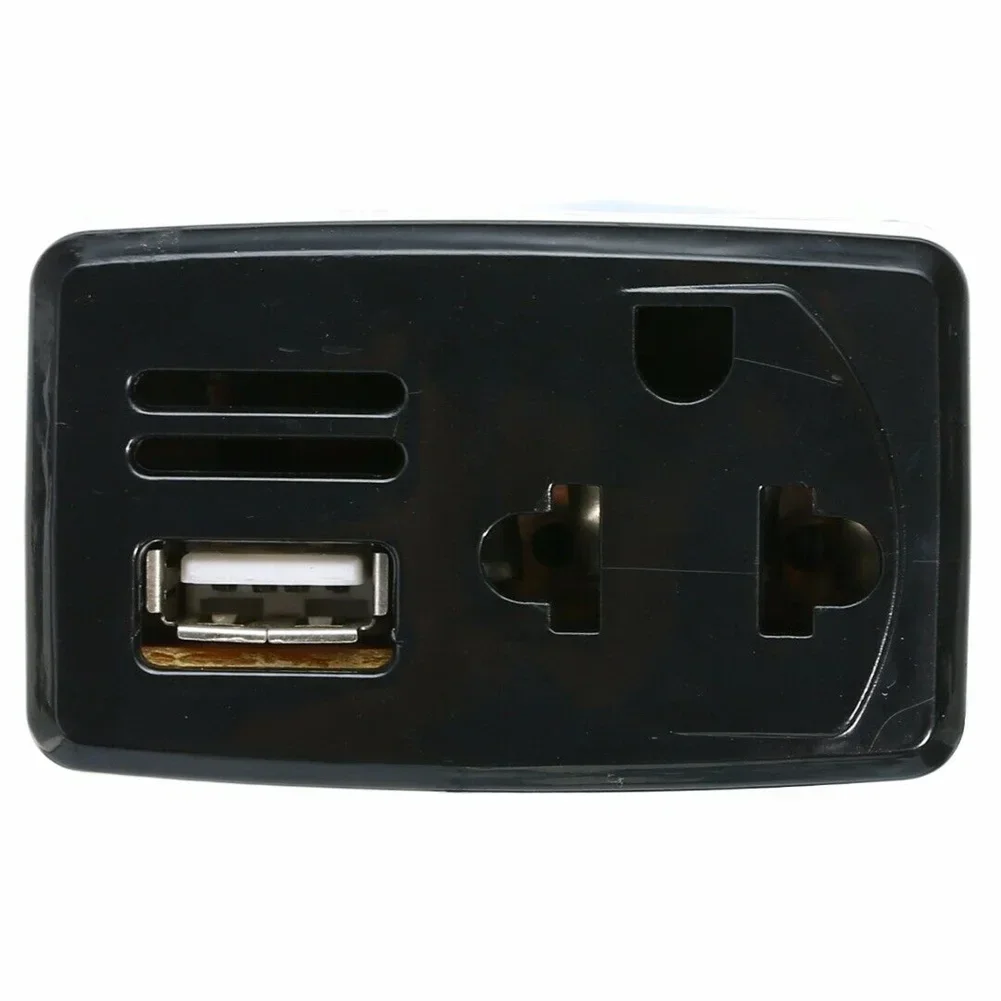 1 قطعة شاحن سيارة محمول 12 فولت/24 فولت إلى 220 فولت تيار مستمر إلى التيار المتناوب محول طاقة السيارة محول العاكس التوصيل منفذ شاحن إلكترونيات السيارات