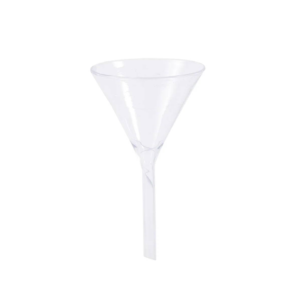 

Glass Solid Triangle Feeding Funnel Professional Laboratory Analytical Chemistry Thick High Temperature Resistant Tool