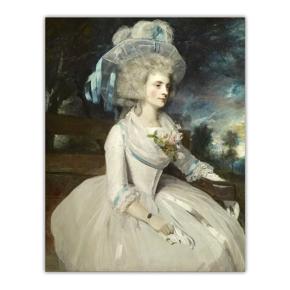 Selina، Lady Skipwith، 1787 بواسطة السير جوشوا رينولدز لوحة زيتية قماشية جمالية صورة ديكور للتعليق على الحائط ديكور المنزل