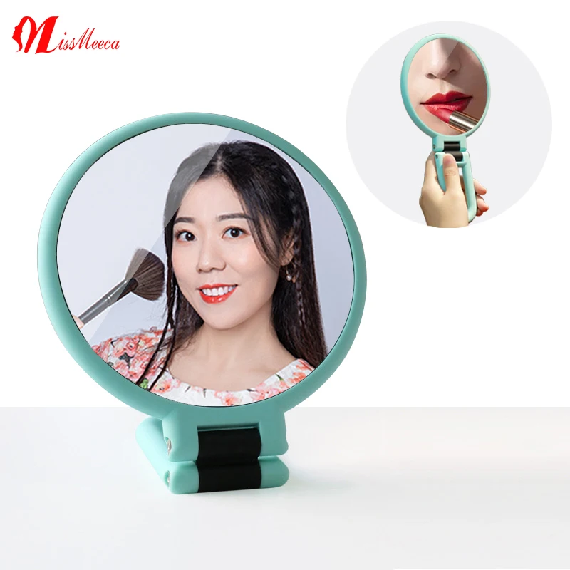 Small Mirror For Purse Hand-Held Cosmetic Mirror Espejos Makeup Vanity Hand Pocket Compact Hand Held Small Mirror For Purse