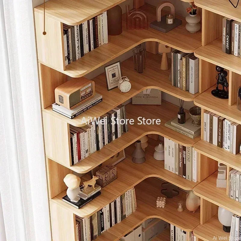 Bookcase Book Rack Bookshelf Booksellers Shelves Wall Mainstays Magazine Living Room Display Magazine Racks Nordic Furniture