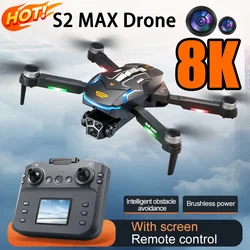 S2 Max Drone 8K Professional HD Dual Camera Obstacle Avoidance Foldable Quadcopter Drone With Screen Remote Control 2026