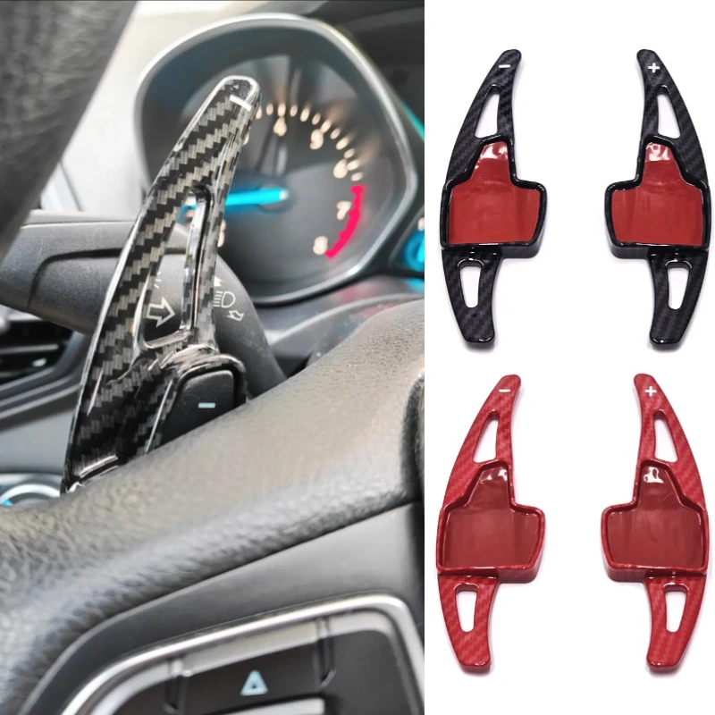 

2 шт., рычаг переключения передач из АБС-пластика для Ford Focus Escape Kuga 2017 2018 2019, лопатка переключения передач, расширение, аксессуары для интерьера