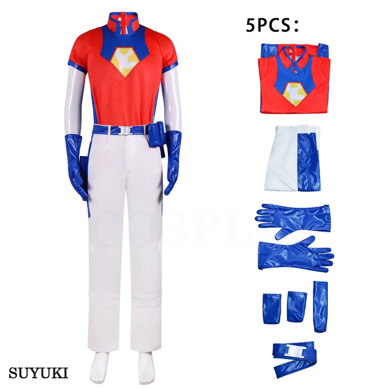 Movie Peace Messenger Cosplay Suicide Squaeng 2 Cosplay Full Set of Comfortable Breathable High-quality Set Peacemaker Clothing