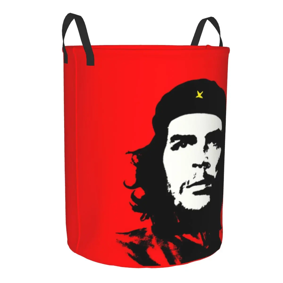 Custom Che Guevara Laundry Basket Collapsible Cuba Cuban Socialism Freedom Toy Clothes Hamper Storage Bin for Kids Nursery