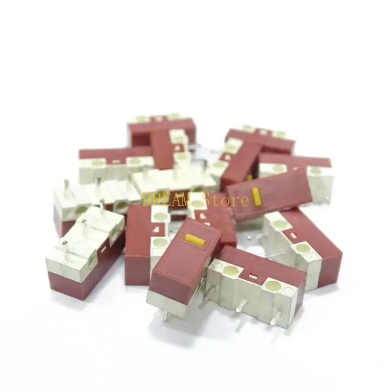 Muis Micro Switch 3Pins Huano MICE MICRO MUTE KNOP Microswitch Yellow Dot Best Sale