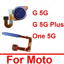 For Motorola Moto G 5G Plus One 5G Fingerprint Reader Touch ID Sensor Return Key Home Button Flex Cable Replacement Parts