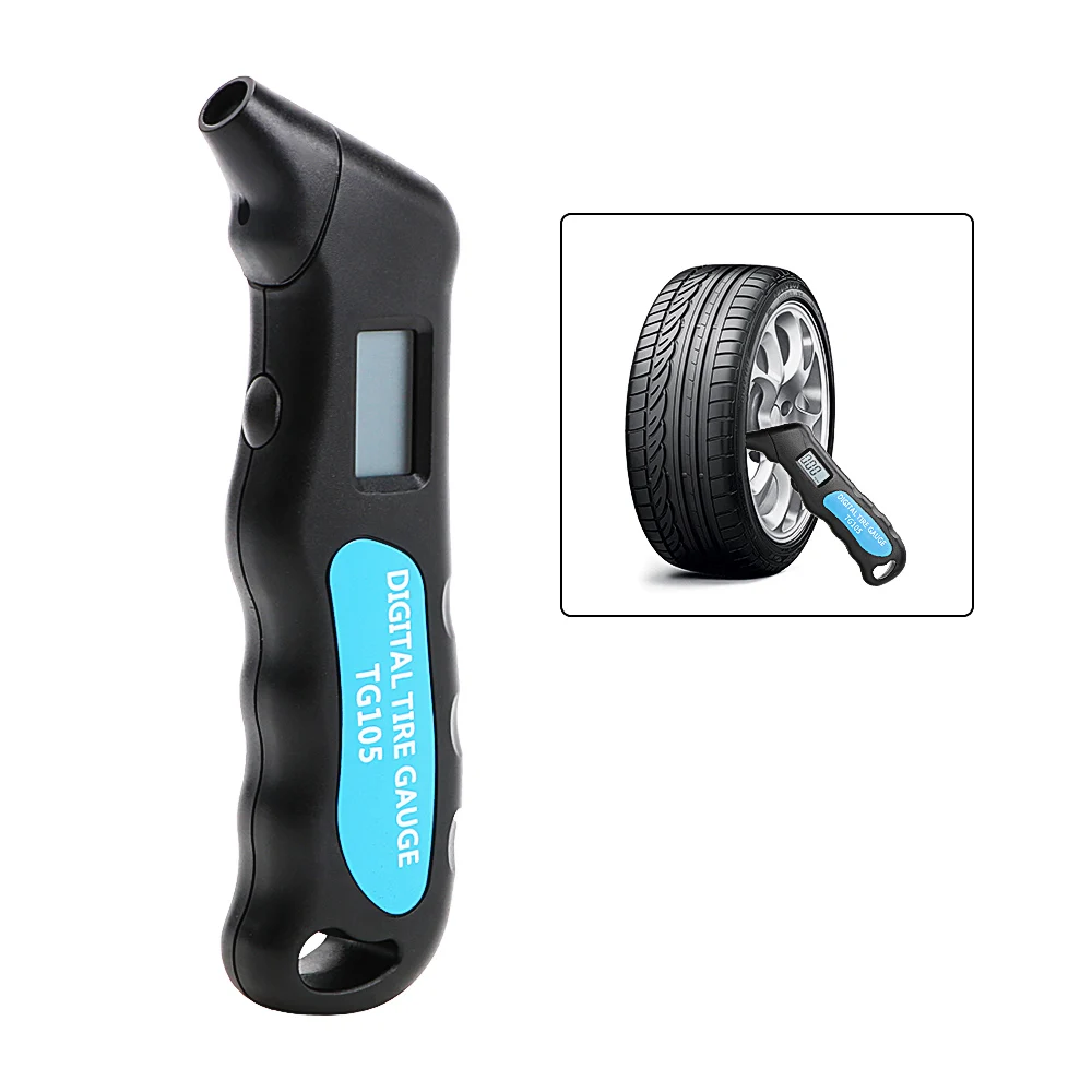 For Car Motorcycle Tyre Meter Manometer Digital Barometers Tester Car Tire Air Pressure Gauge Pressure Measuring Tool