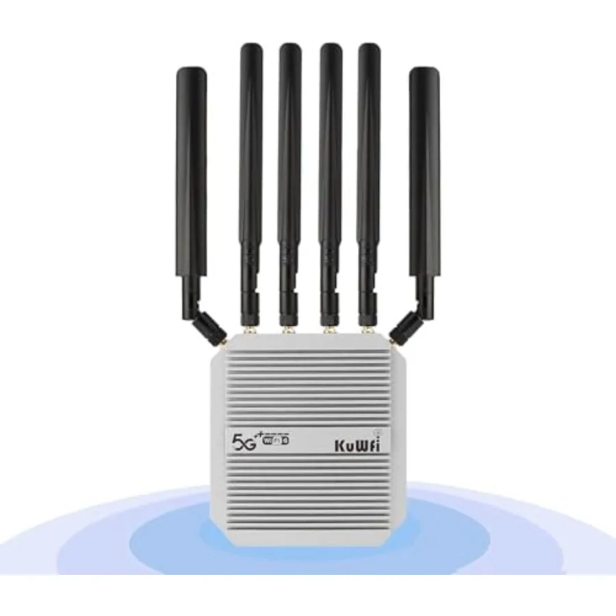 

Outdoor 5G Router Dual SIM AX3000 WiFi 6 CPE IP67 Waterproof 4x4 MIMO 2500Mbps Qualcomm IPQ5018 SDX62 Band Lock VPN TTL Detacha