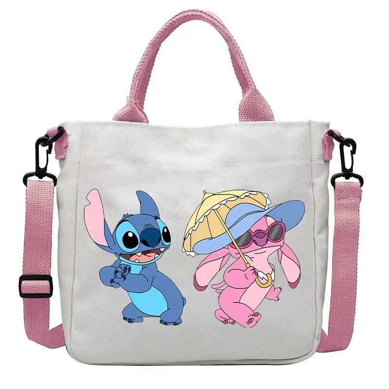 غرزة حقائب اليد حقيبة كتف واحدة حقائب كروسبودي الكرتون سعة كبيرة حزمة فتاة طالب قماش لطيف حمل حقيبة الطفل هدية #3