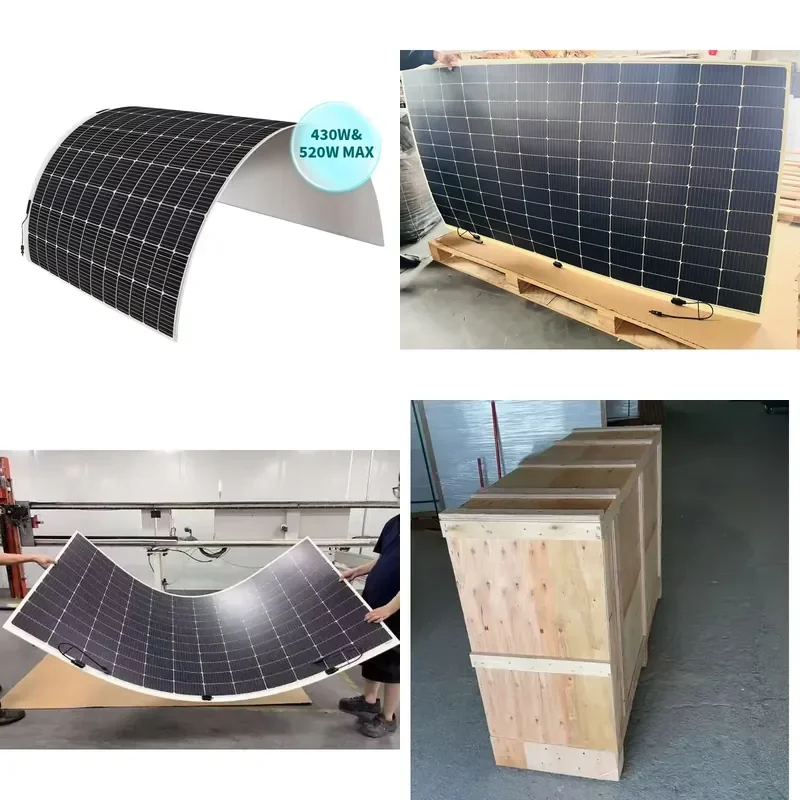 SUNSUN SS-S200WP Low Enhanced 430W Flexible Solar Panel Thin Light Body Strong Adaptability Complex Weather Europe Oceania