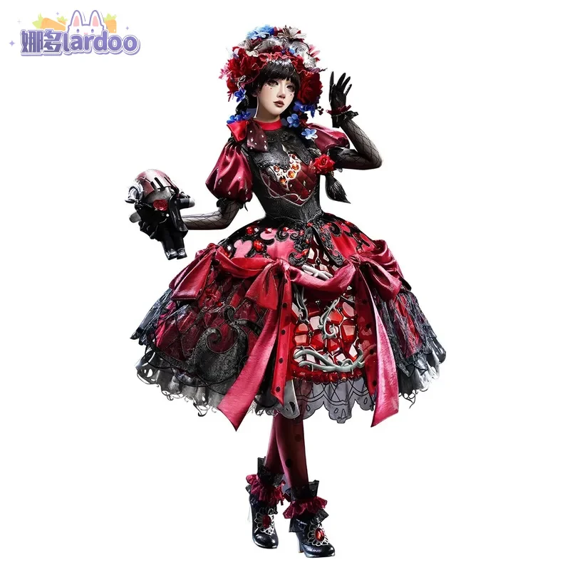 الهوية الخامس أليس ديروس فتاة صغيرة ملكة جمال طبق الرمان لعبة البدلة فستان رائع موحدة تأثيري حلي هالوين #6