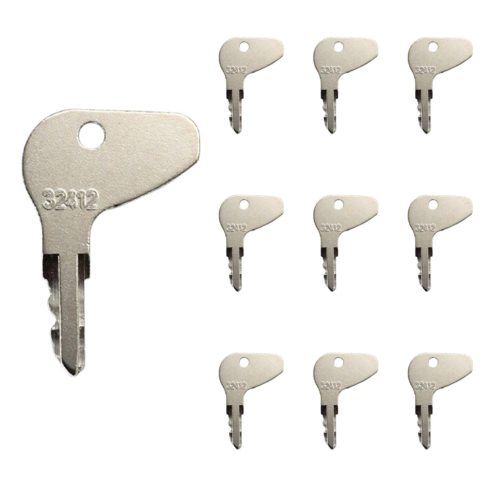 

1/5/10/30/50PCS Ignition Keys 32412 H32412 35260-31852 for Kubota L G M Series and Mahindra Mitsubishi Tractors