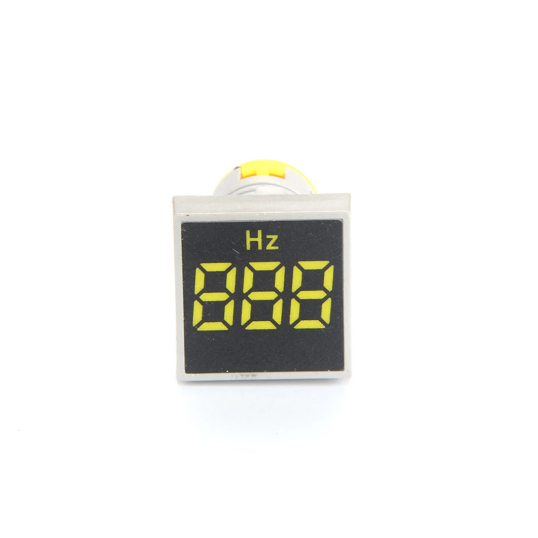 ABILKEEN 29 x29mm Display digitale a LED a testa quadrata Hertz Meter 0-99Hz indicatore luminoso a LED per segnale industriale Hertz misuratore di