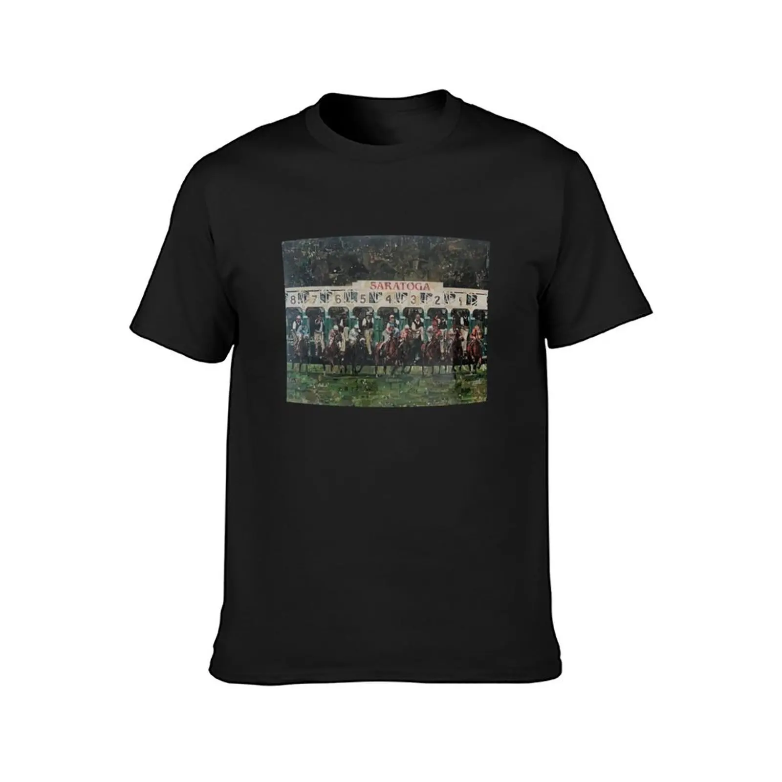 Saratoga Springs Race Track T-Shirt new edition summer clothes t shirts for men graphic