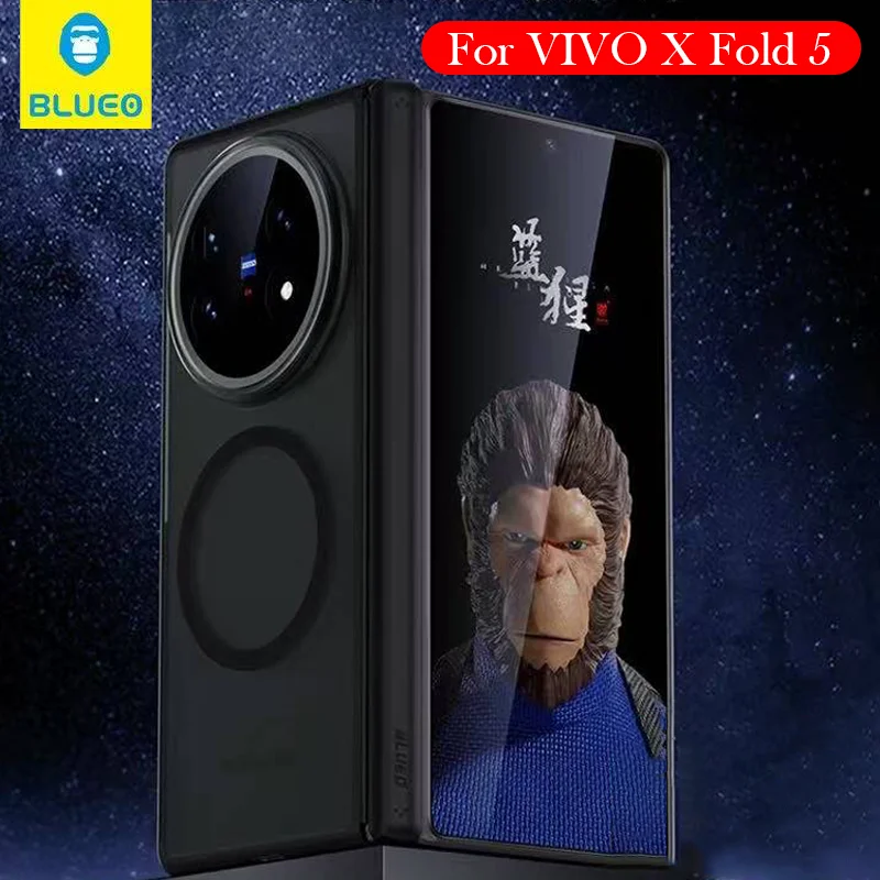 

Матовый чехол Blueo для VIVO X FOLD 5, задняя крышка с подушкой безопасности для Vivo X Fold 5