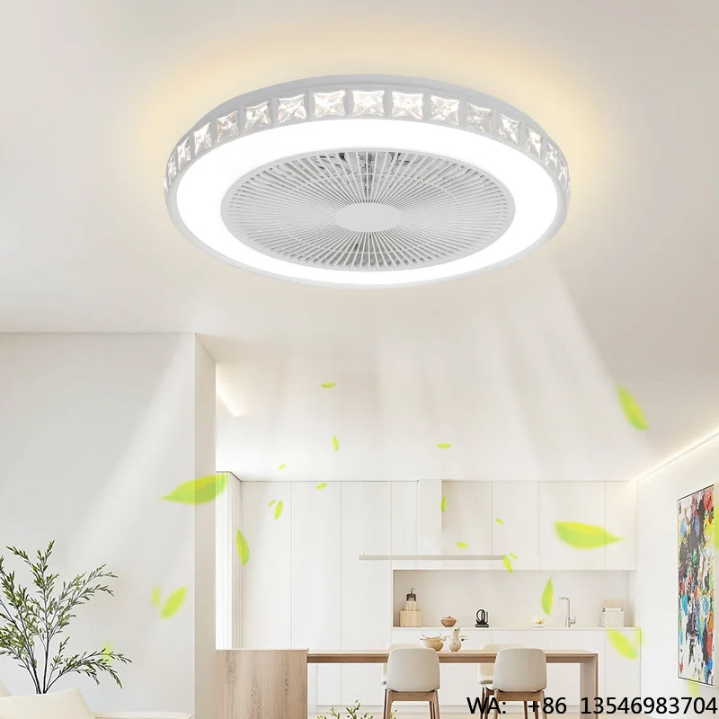 Manufacturers Ceiling Fans with Lights Remote Control Foldable DC Motor Household Plastic Bedroom OEM/ODM Ceiling Fan